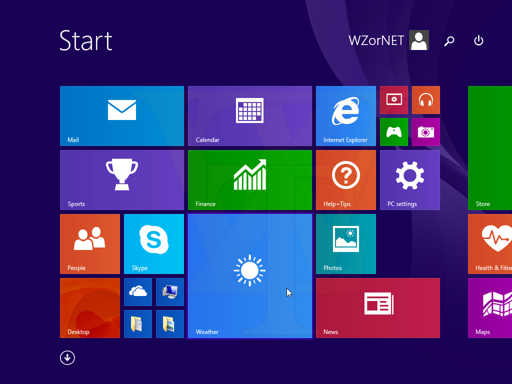 Immagine pubblicata in relazione al seguente contenuto: Leak: Windows 8.1 Update 1 render la Start Screen pi usabile | Nome immagine: news20675_Windows-8.1-Start_Screen-Update-1_1.jpg