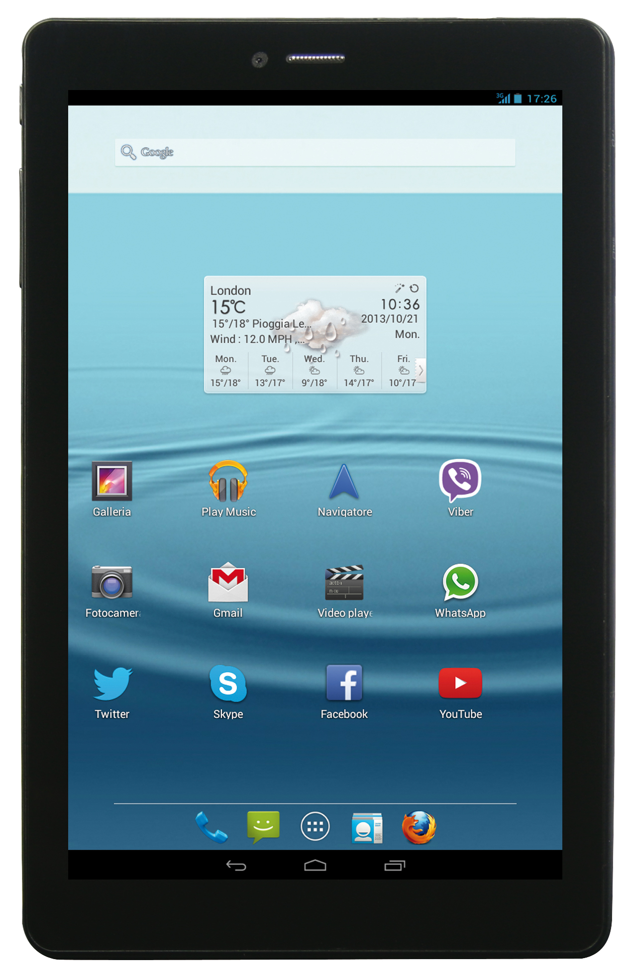 Media asset in full size related to 3dfxzone.it news item entitled as follows: Da Mediacom il tablet PhonePad G702 con SoC quad-core e Android 4.2 | Image Name: news20692_Mediacom-PhonePad-G702_1.jpg