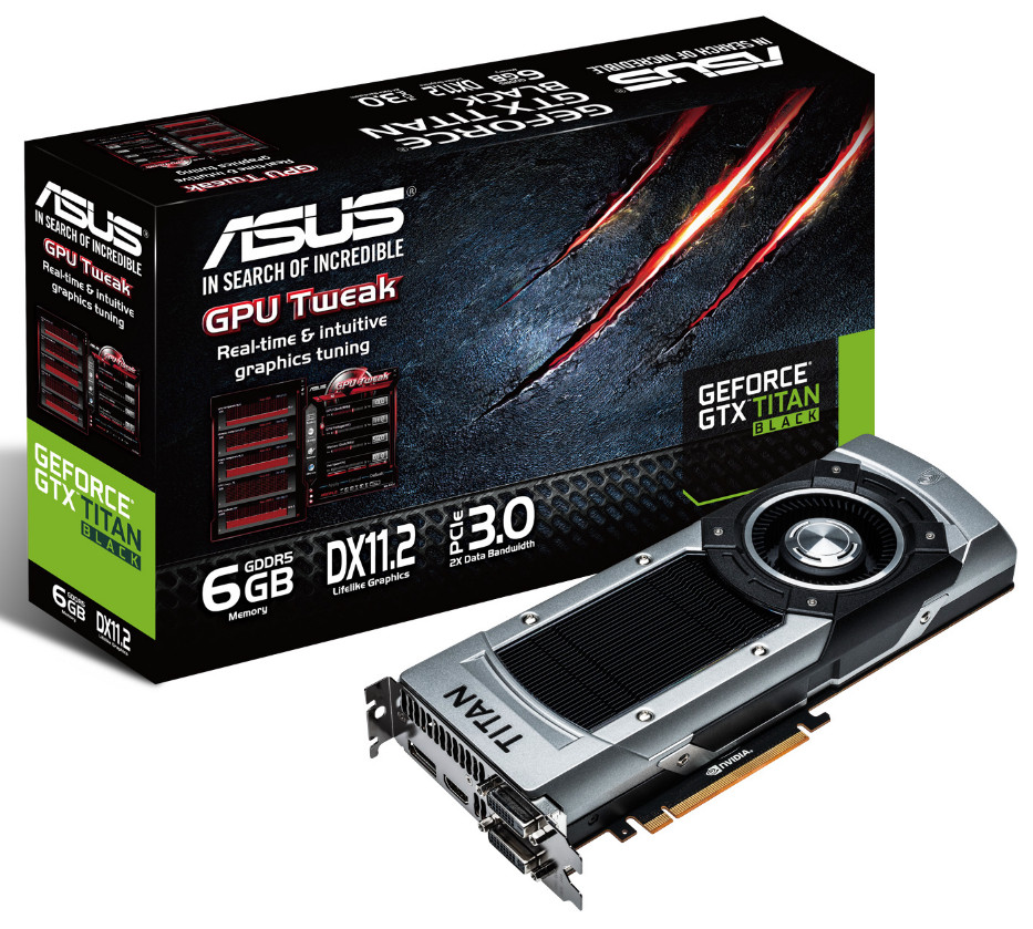 Immagine pubblicata in relazione al seguente contenuto: ASUS commercializza la video card GeForce GTX Titan Black | Nome immagine: news20799_ASUS-GTX-Titan-Black_3.jpg