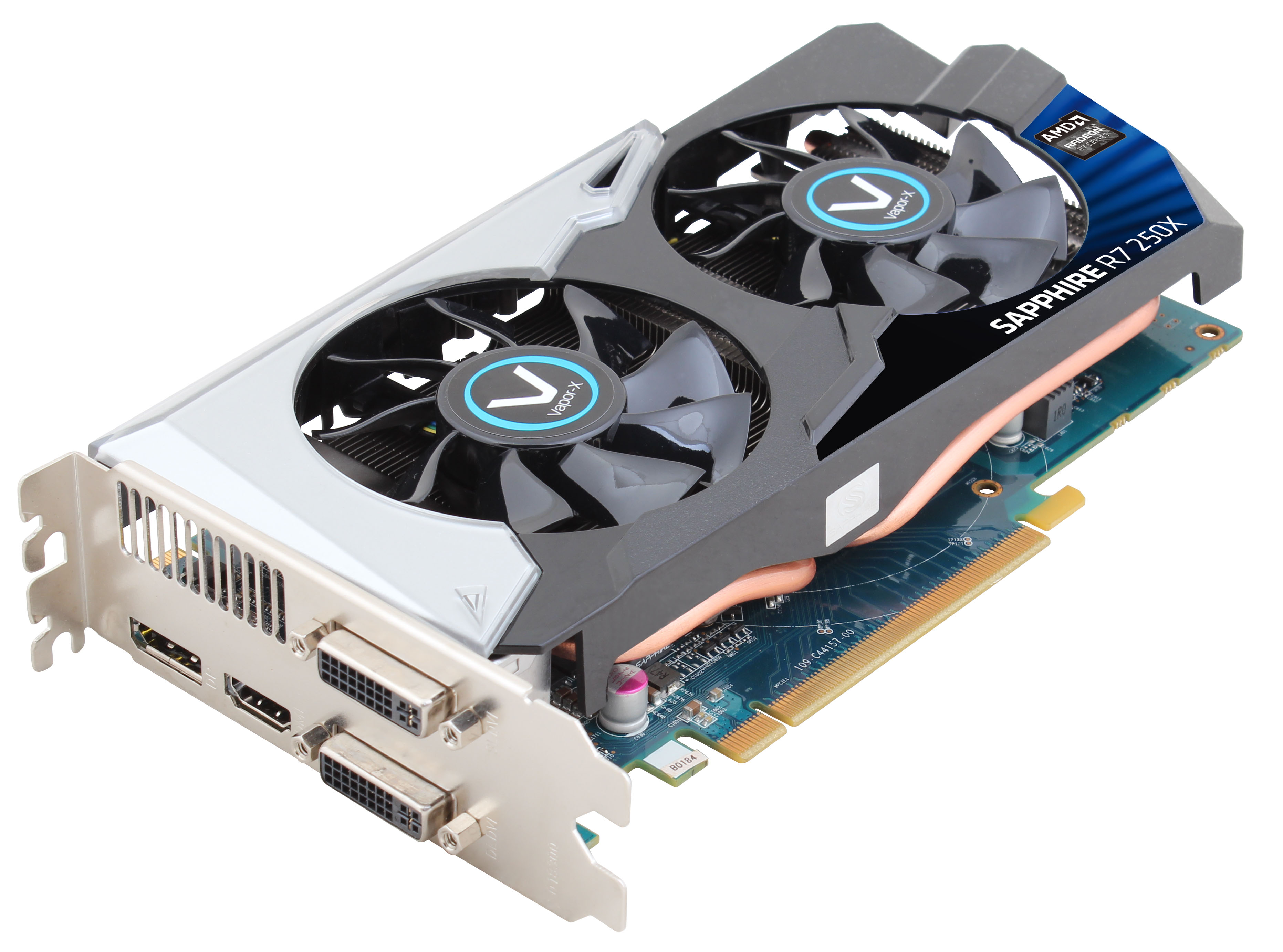 Immagine pubblicata in relazione al seguente contenuto: SAPPHIRE annuncia le video card Radeon R7 250X Vapor-X e R7 250X | Nome immagine: news20811_SAPPHIRE-R7-250X-Vapor-X_1.jpg