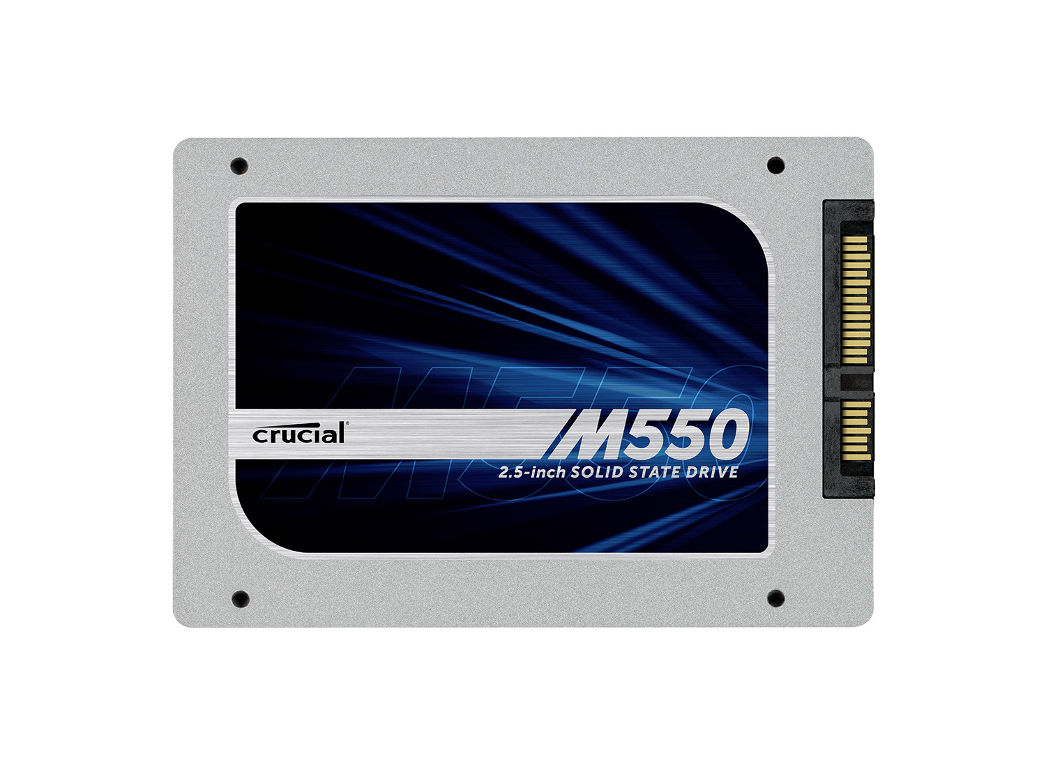 Media asset in full size related to 3dfxzone.it news item entitled as follows: Crucial commercializza la linea di drive SSD da 2.5-inch M550 | Image Name: news20928_Crucial-M550-SSD_1.jpg