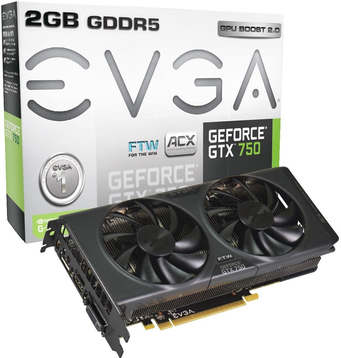 Immagine pubblicata in relazione al seguente contenuto: EVGA introduce la card non reference GeForce GTX 750 FTW 2GB | Nome immagine: news20959_EVGA-GeForce-GTX-750-FTW_3.jpg