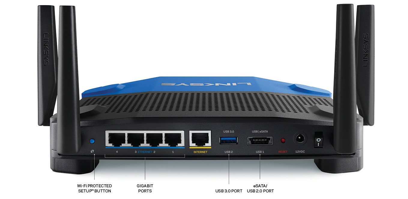 Media asset in full size related to 3dfxzone.it news item entitled as follows: Linksys commercializza il router Wi-Fi 802.11ac WRT1900AC | Image Name: news21041_Linksys-WRT1900AC_2.jpg