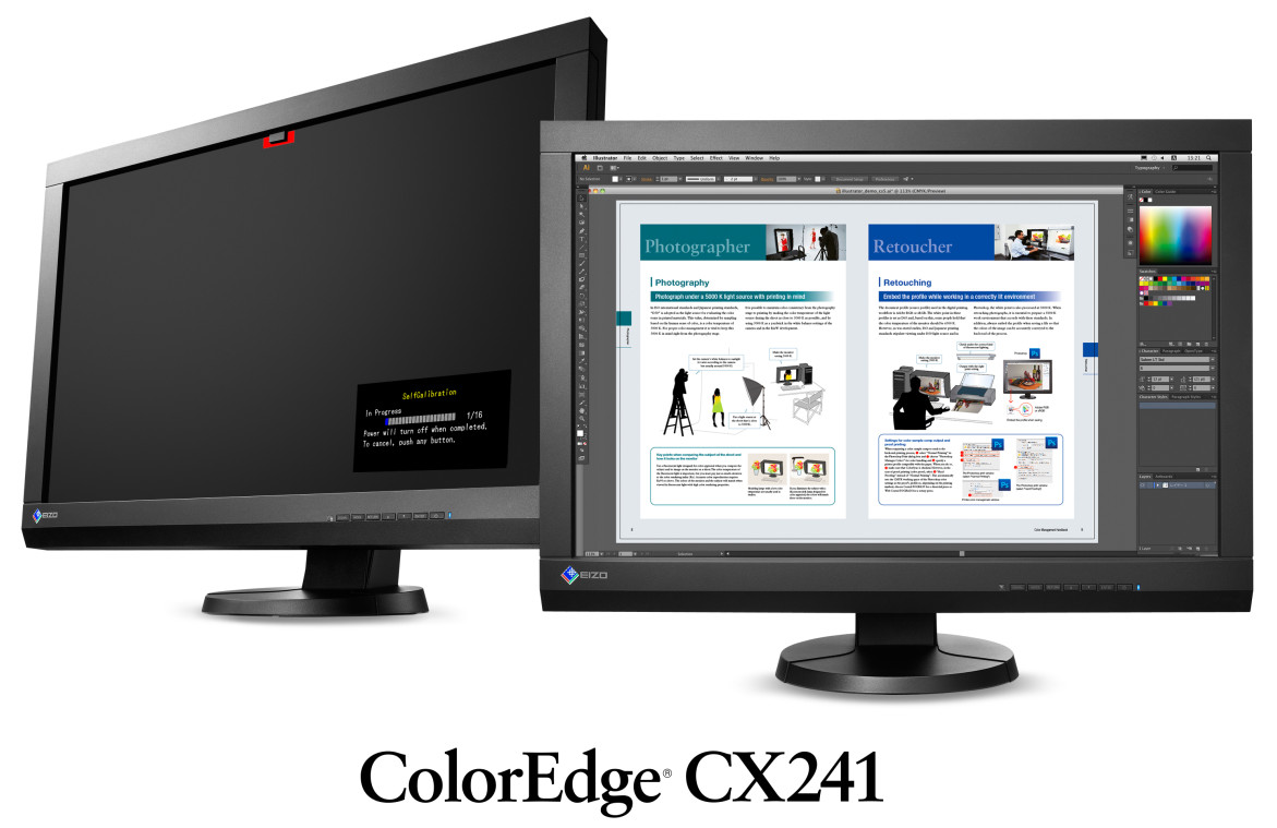 Immagine pubblicata in relazione al seguente contenuto: EIZO lancia il monitor ColorEdge CX241 con pannello IPS da 24.1-inch | Nome immagine: news21069_EIZO-ColorEdge-CX241_1.jpg