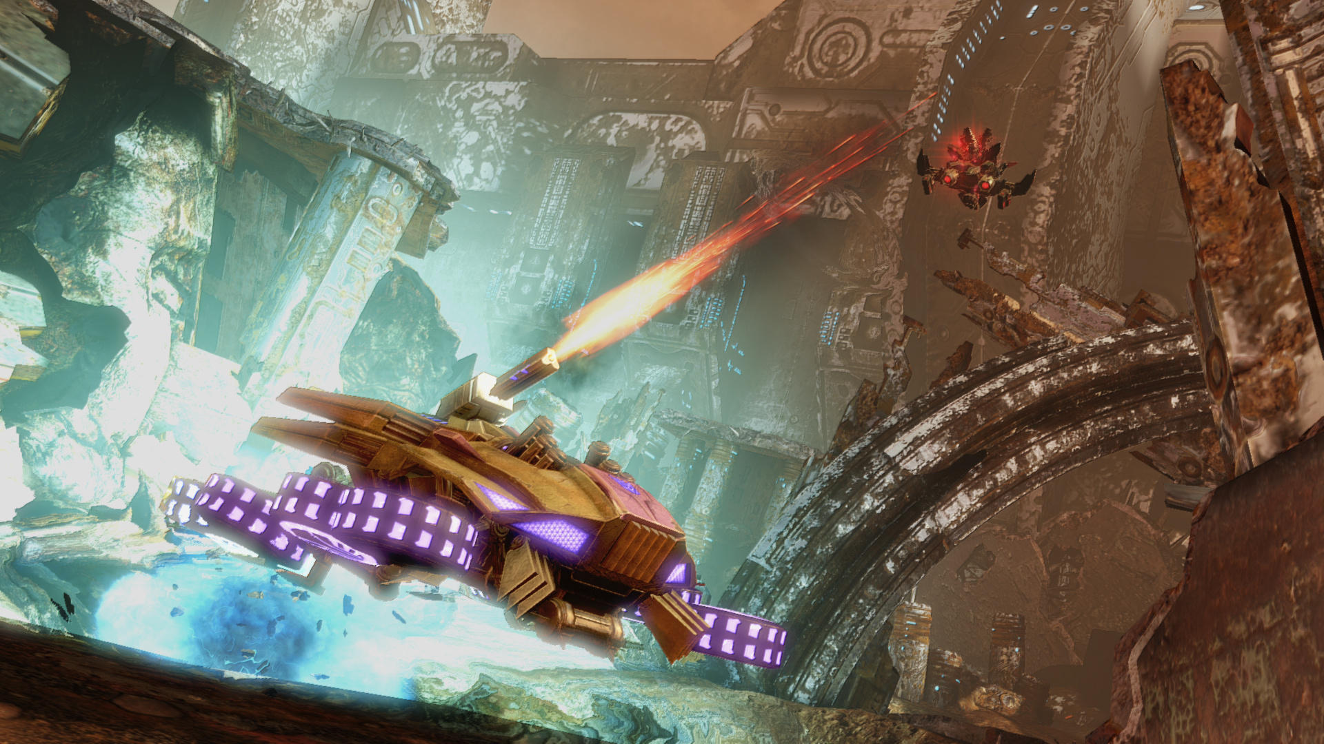 Immagine pubblicata in relazione al seguente contenuto: Nuovo gameplay trailer di Transformers: Rise of the Dark Spark | Nome immagine: news21224_Transformers-Rise-of-the-Dark-Spark-screenshot_5.jpg