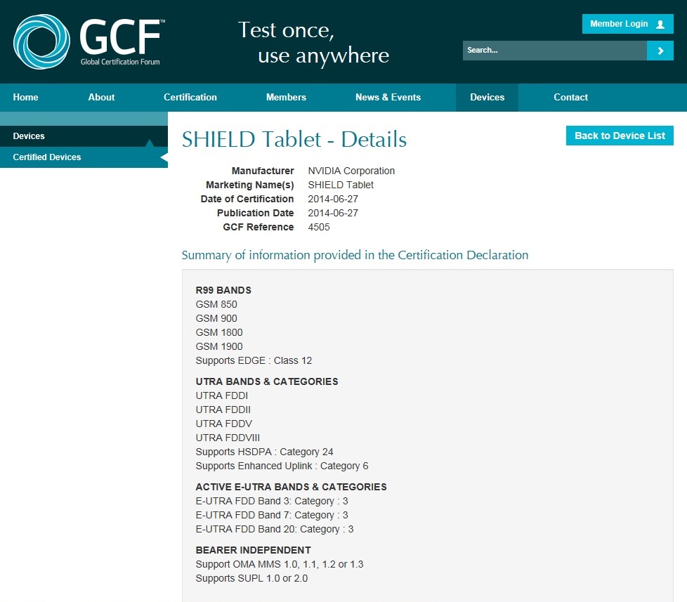 Immagine pubblicata in relazione al seguente contenuto: Global Certification Forum certifica il tablet Shield di NVIDIA | Nome immagine: news21377_NVIDIA-SHIELD-Mocha-Tablet_1.jpg