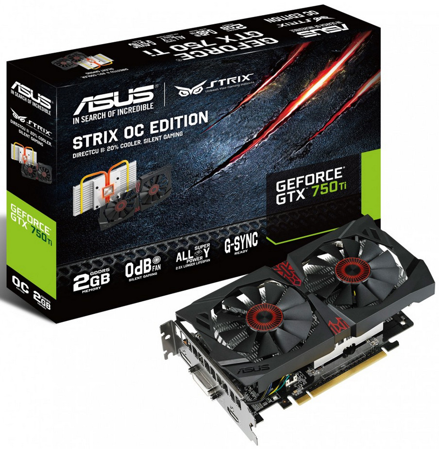Media asset in full size related to 3dfxzone.it news item entitled as follows: ASUS annuncia la video card GeForce Strix GTX 750 Ti OC 2GB | Image Name: news21417_ASUS-Strix-GTX-750-Ti-OC_1.jpg