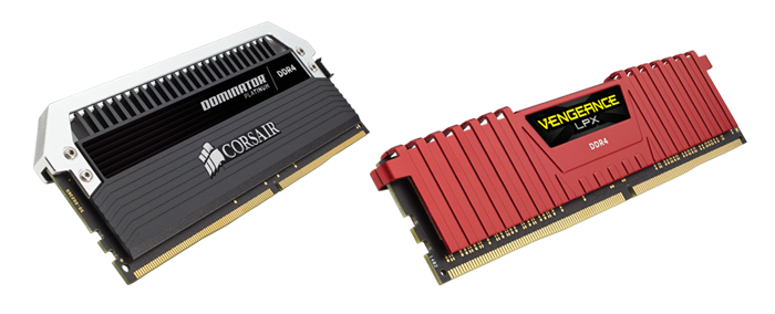 Immagine pubblicata in relazione al seguente contenuto: Corsair annuncia i moduli DDR4 Vengeance LPX e Dominator Platinum | Nome immagine: news21506_Corsair_Vengeance-LPX-and-Dominator-Platinum-DDR4_1.png