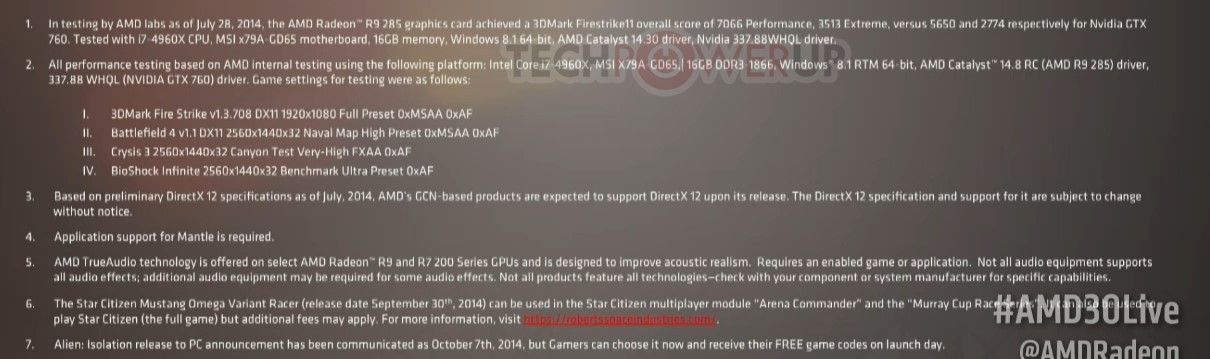 Media asset in full size related to 3dfxzone.it news item entitled as follows: Radeon R9 285 vs GeForce GTX 760 in ambiente 3DMark FireStrike | Image Name: news21542_Radeon-R9-285-vs-Geforce-GTX-760-3DMark-FireStrike_1.jpg