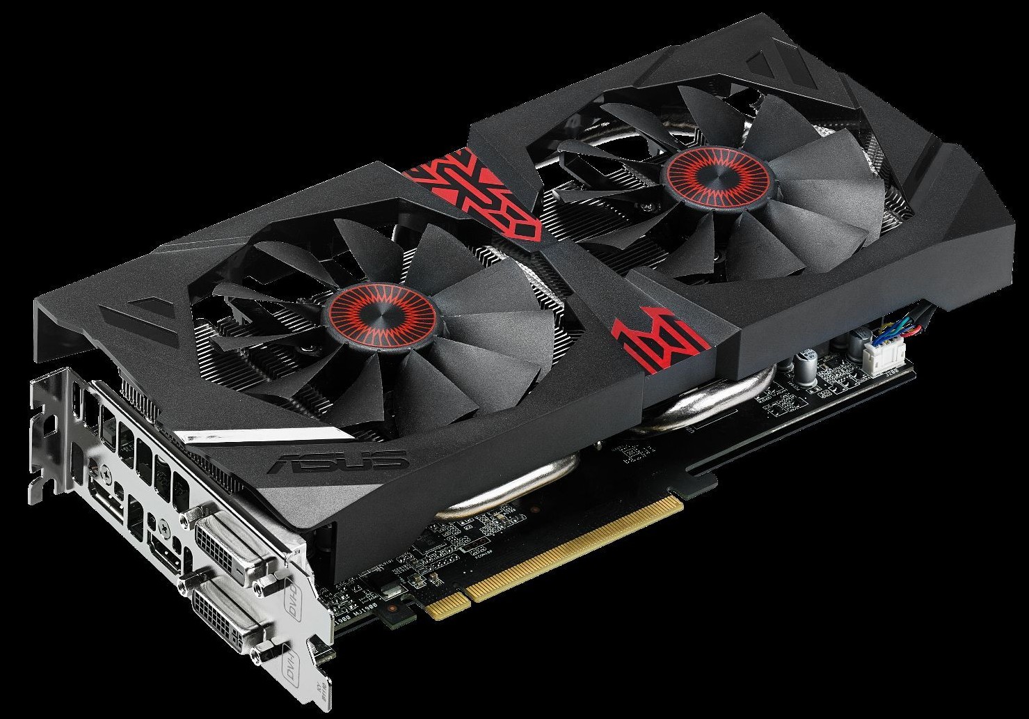 Immagine pubblicata in relazione al seguente contenuto: Prime foto e specifiche della video card Radeon R9 285 Strix di ASUS | Nome immagine: news21550_ASUS-Radeon-R9-285-Strix_1.jpg