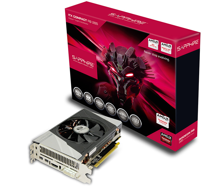 Immagine pubblicata in relazione al seguente contenuto: SAPPHIRE annuncia le Radeon R9 285 Dual-X e ITX Compact | Nome immagine: news21570_Sapphire-Radeon-R9-285-Series_3.jpg