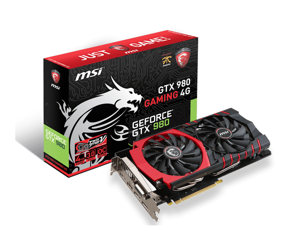 Immagine pubblicata in relazione al seguente contenuto: Foto della card factory-overclocked MSI GeForce GTX 980 Lightning | Nome immagine: news21673_MSI-GeForce-GTX-980-Gaming_1.png