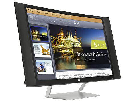 Immagine pubblicata in relazione al seguente contenuto: HP introduce il monitor a schermo curvo EliteDisplay S270c | Nome immagine: news21936_HP-EliteDisplay-S270c_1.png