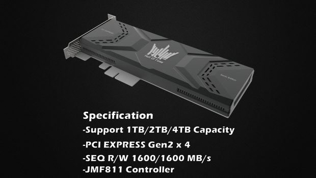 Media asset in full size related to 3dfxzone.it news item entitled as follows: Foto del primo SSD per bus PCI-Express in arrivo da Galaxy | Image Name: news21989_Galaxy-SSD_3.png