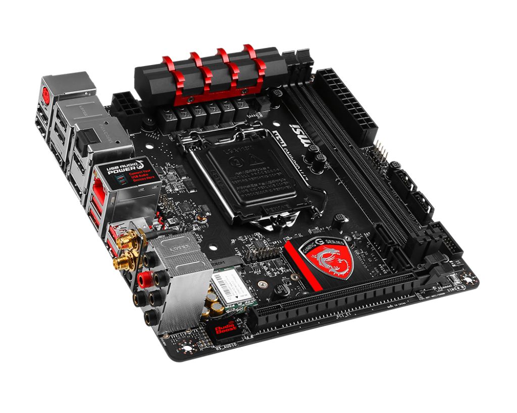 Immagine pubblicata in relazione al seguente contenuto: Gaming e Multiplayer: MSI introduce la motherboard Z97I GAMING ACK | Nome immagine: news21996_MSI-Z97I-GAMING-ACK_1.png