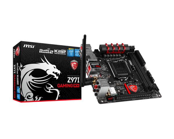 Immagine pubblicata in relazione al seguente contenuto: Gaming e Multiplayer: MSI introduce la motherboard Z97I GAMING ACK | Nome immagine: news21996_MSI-Z97I-GAMING-ACK_3.png