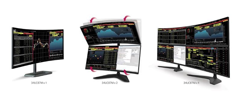 Immagine pubblicata in relazione al seguente contenuto: LG annuncia il gaming monitor Quad HD 34UM67 - AMD FreeSync Ready | Nome immagine: news22045_LG-Electronics-34UC97_2.jpg