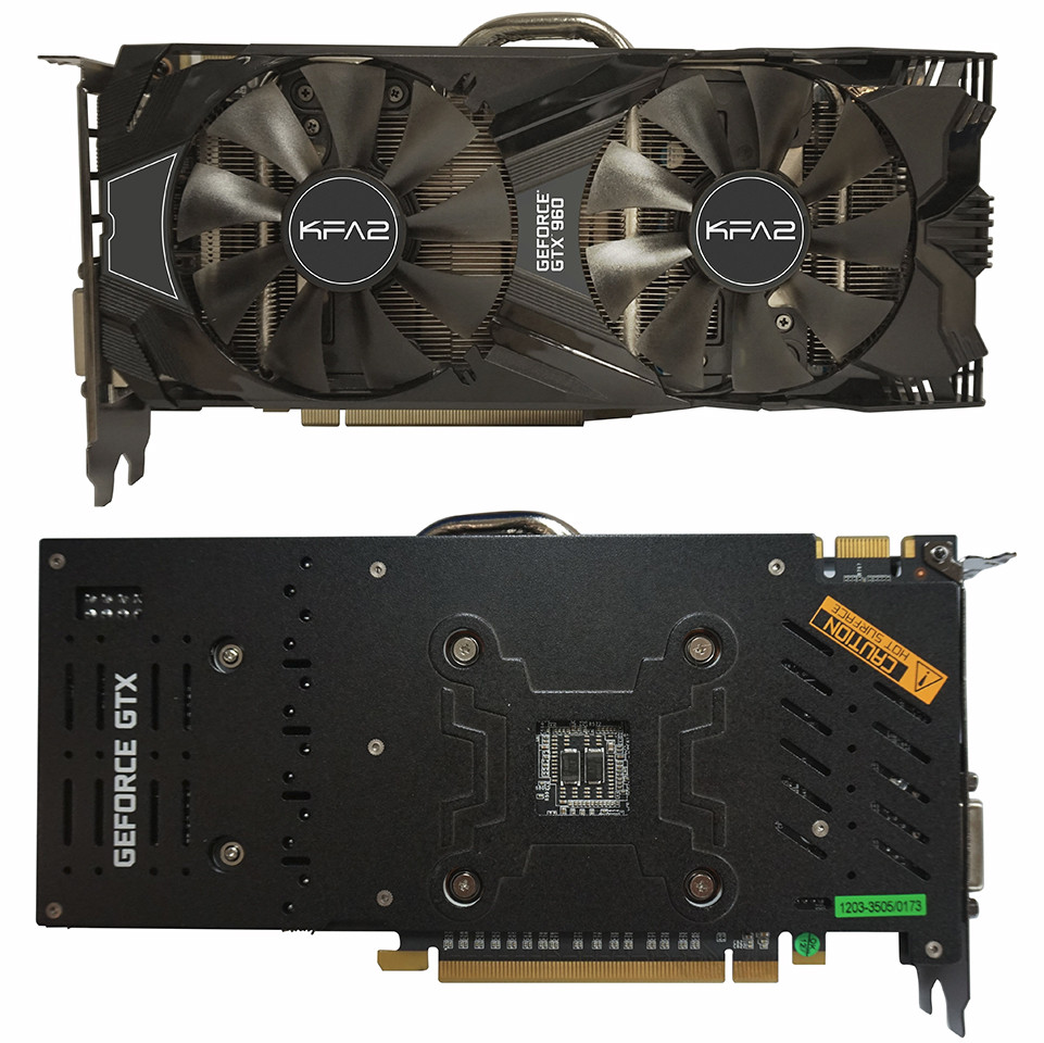 Immagine pubblicata in relazione al seguente contenuto: Foto delle card GeForce GTX 960 Standard, OC e EXOC di KFA2 | Nome immagine: news22098_KFA2-Geforce-GTX-960-EXOC_1.jpg