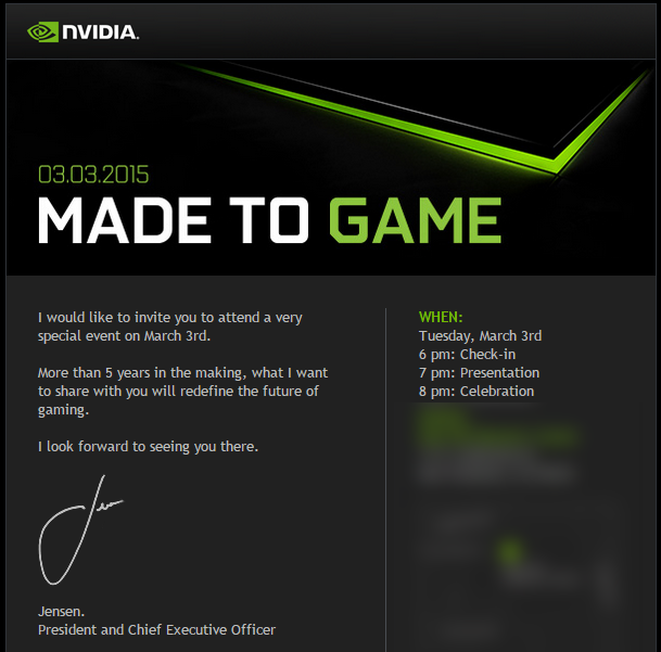 Media asset in full size related to 3dfxzone.it news item entitled as follows: NVIDIA pronta a ridefinire il futuro del gaming con un evento a marzo | Image Name: news22212_NVIDIA-redefine-the-future-of-gaming_1.png