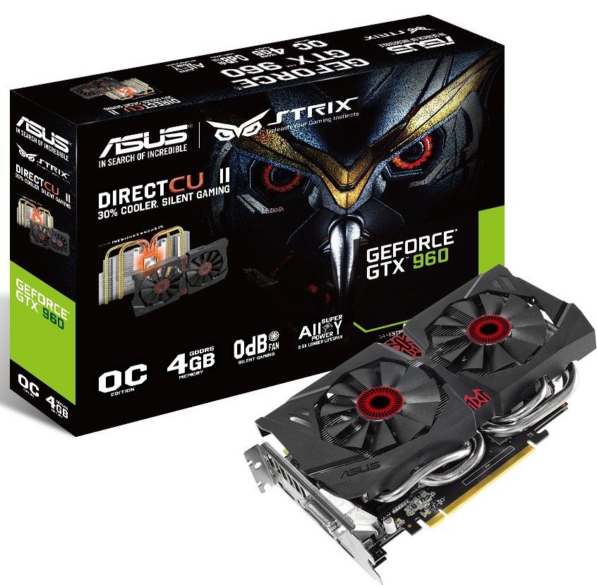 Media asset in full size related to 3dfxzone.it news item entitled as follows: ASUS introduce la video card GeForce GTX 960 STRIX 4GB | Image Name: news22312_ASUS-GeForce-GTX-960-STRIX-4GB_3.jpg