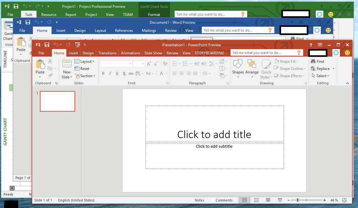 Immagine pubblicata in relazione al seguente contenuto: Nuovo leak di Office 2016: gli screenshot della build 3823.1005 | Nome immagine: news22337_Microsoft-Office-2016-screenshot_1.jpg