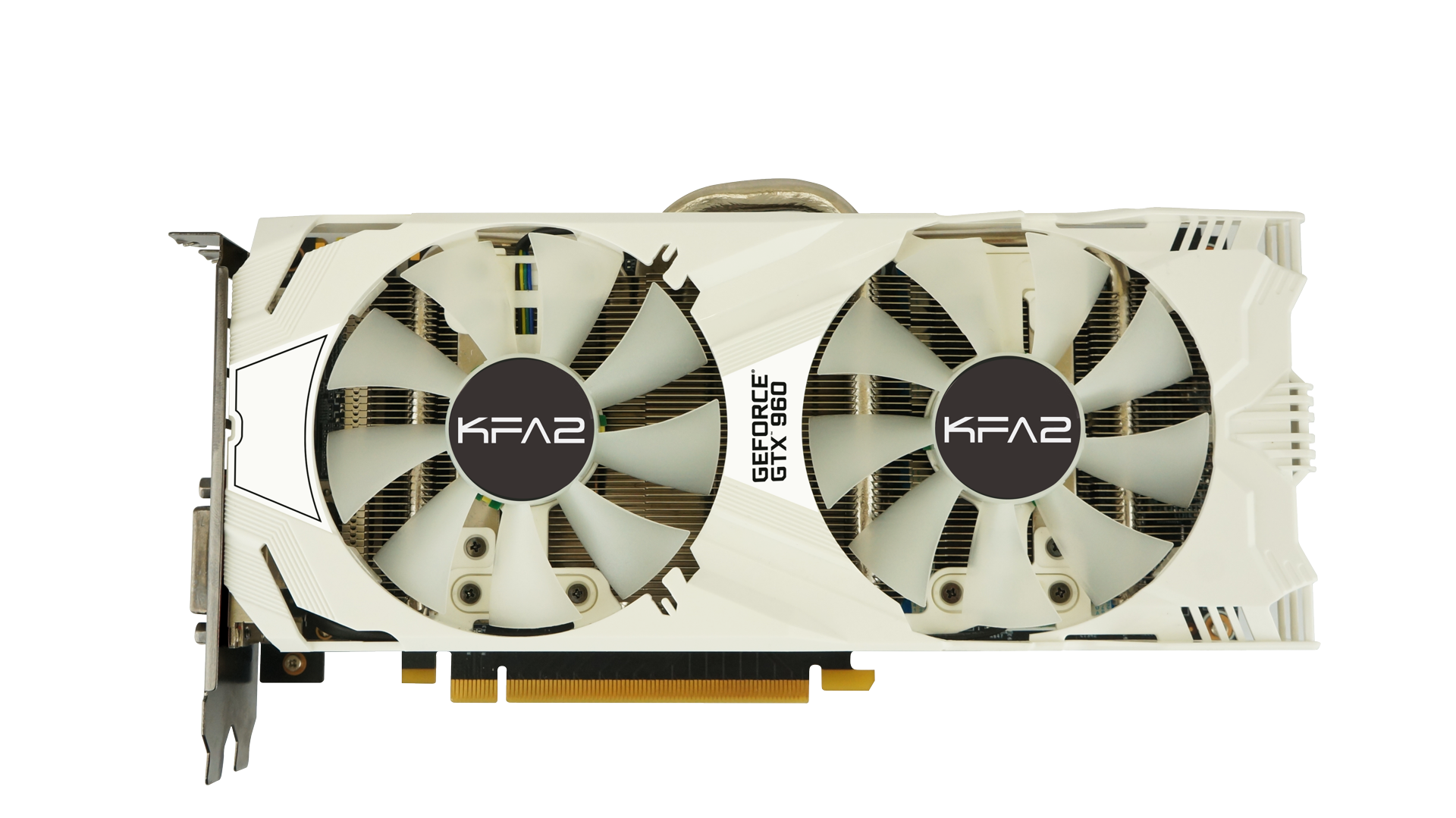 Immagine pubblicata in relazione al seguente contenuto: KFA2 introduce la video card GeForce GTX 960 EXOC White Edition | Nome immagine: news22571_KFA2-GeForce-GTX-960-EXOC-White-Edition_1.png