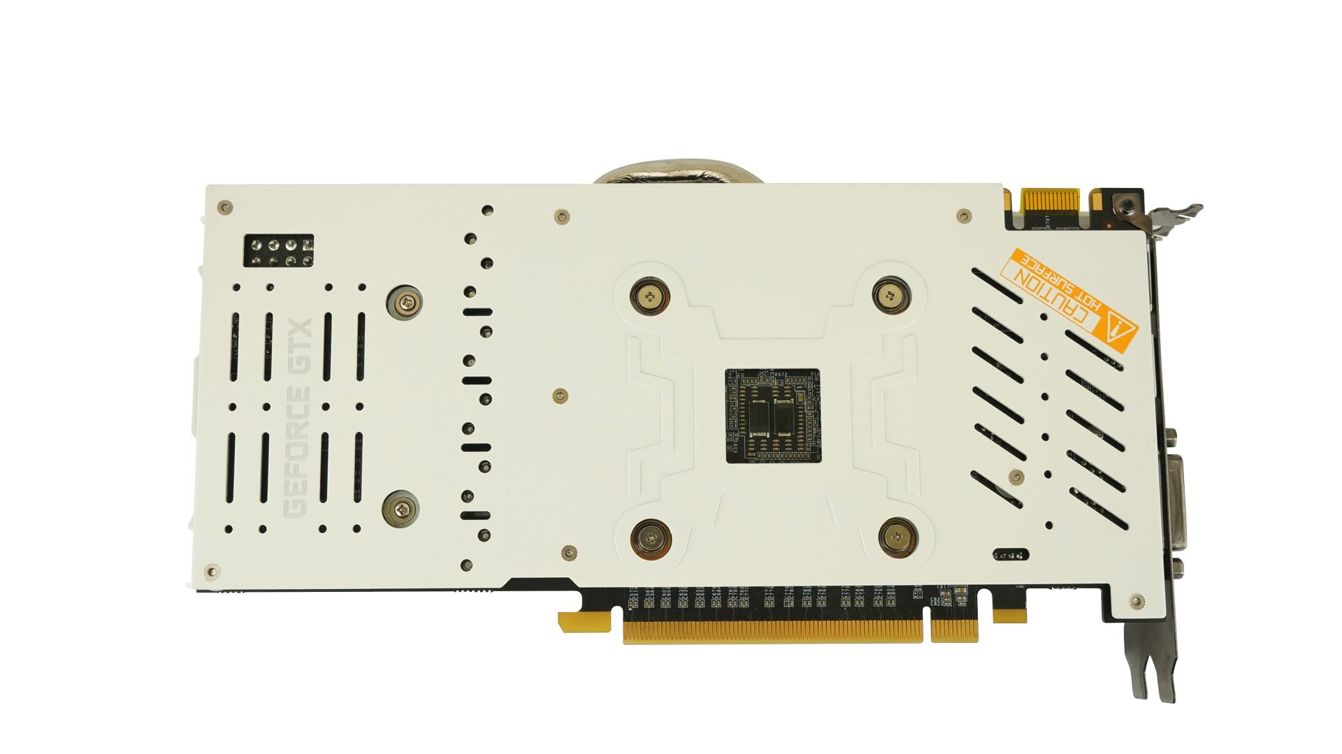 Immagine pubblicata in relazione al seguente contenuto: KFA2 introduce la video card GeForce GTX 960 EXOC White Edition | Nome immagine: news22571_KFA2-GeForce-GTX-960-EXOC-White-Edition_2.png