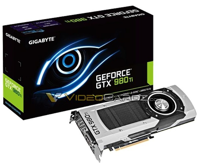 Media asset in full size related to 3dfxzone.it news item entitled as follows: Foto delle GeForce GTX 980 Ti reference di ASUS, GIGABYTE e MSI | Image Name: news22651_GIGABYTE-GeForce-GTX-980-Ti-Reference_1.jpg