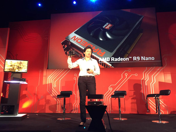 Immagine pubblicata in relazione al seguente contenuto: AMD annuncia quattro card della linea Radeon R9 Fury con RAM HBM | Nome immagine: news22718_Lisa-Su-Fiji_1.jpg