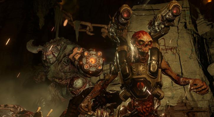 Immagine pubblicata in relazione al seguente contenuto: Bethesda pubblica i primi screenshot dello shooter DOOM in 4K | Nome immagine: news22719_Doom-Screenshot-E3_6.jpg