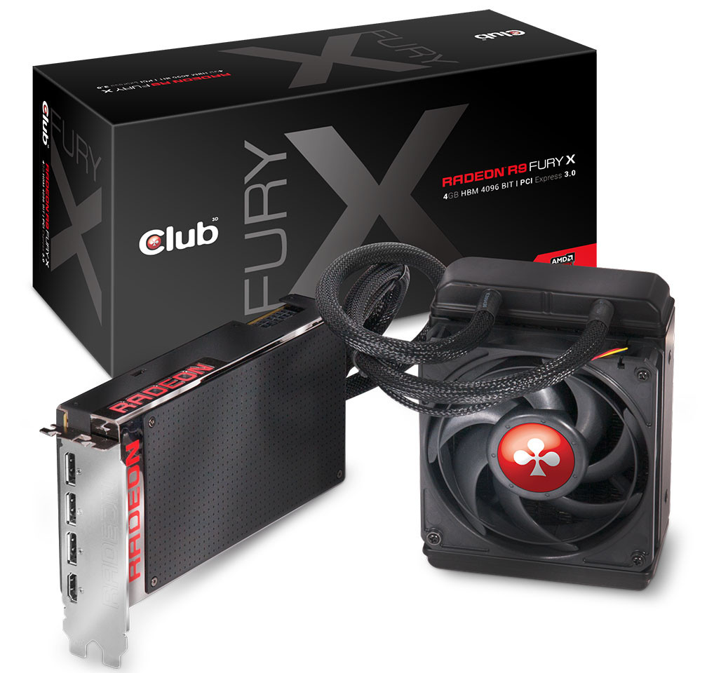 Immagine pubblicata in relazione al seguente contenuto: Fotogallery delle Radeon R9 Fury X prodotte dai partner AIB di AMD | Nome immagine: news22778_Club-3D-Radeon-R9-Fury-X_1.jpg