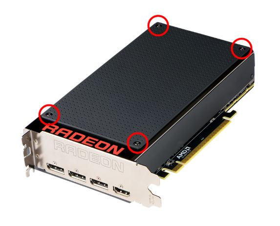 Media asset in full size related to 3dfxzone.it news item entitled as follows: AMD spiega come personalizzare il cooler della Radeon R9 Fury X | Image Name: news22790_AMD-Radeon-R9-Fury-X_3.jpg