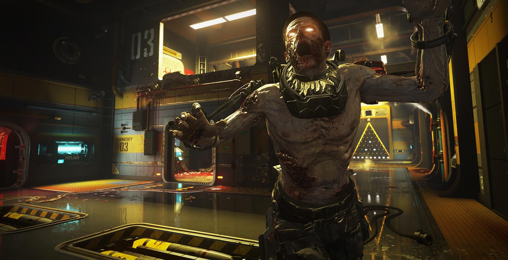 Media asset in full size related to 3dfxzone.it news item entitled as follows: Disponibile il DLC Supremacy di Call Of Duty: Advanced Warfare | Image Name: news22808_COD-Supremacy-Screenshot-ExoZombie-Carrier_1.jpg