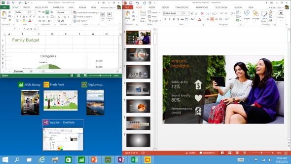 Immagine pubblicata in relazione al seguente contenuto: Windows 10 si appresta a cambiare il mercato dei notebook e dei tablet | Nome immagine: news22820_Windows-10-Official-Screenshot_1.jpg