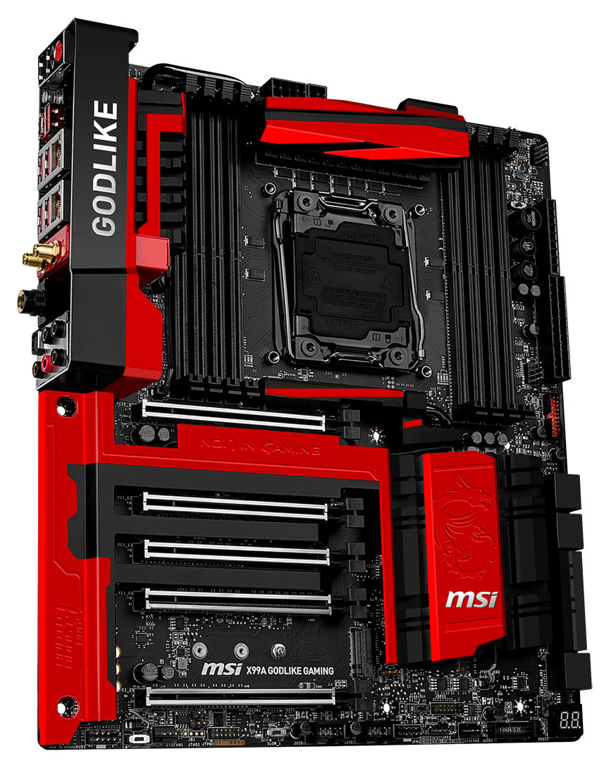 Media asset in full size related to 3dfxzone.it news item entitled as follows: MSI lancia ufficialmente la motherboard X99A GODLIKE GAMING ACK | Image Name: news22826_MSI-X99A-GODLIKE-GAMING-ACK_1.jpg