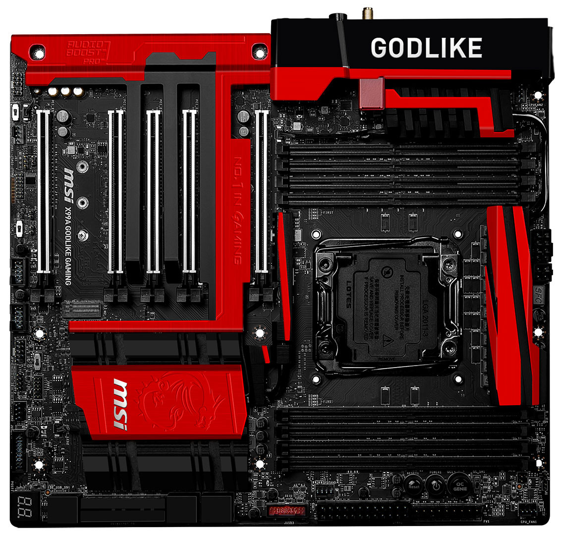 Immagine pubblicata in relazione al seguente contenuto: MSI lancia ufficialmente la motherboard X99A GODLIKE GAMING ACK | Nome immagine: news22826_MSI-X99A-GODLIKE-GAMING-ACK_2.jpg