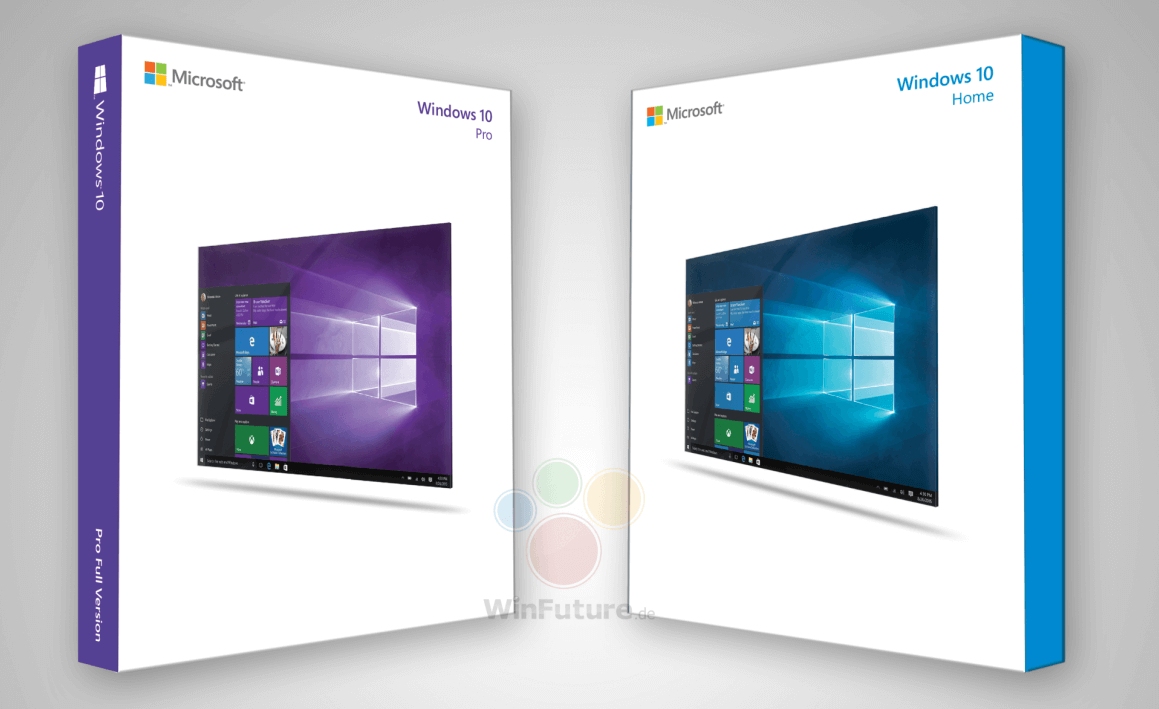 Immagine pubblicata in relazione al seguente contenuto: Svelate le confezioni commerciali di Microsoft Windows 10 Pro e Home | Nome immagine: news22845_Windows-10-box-commerciali_1.jpg