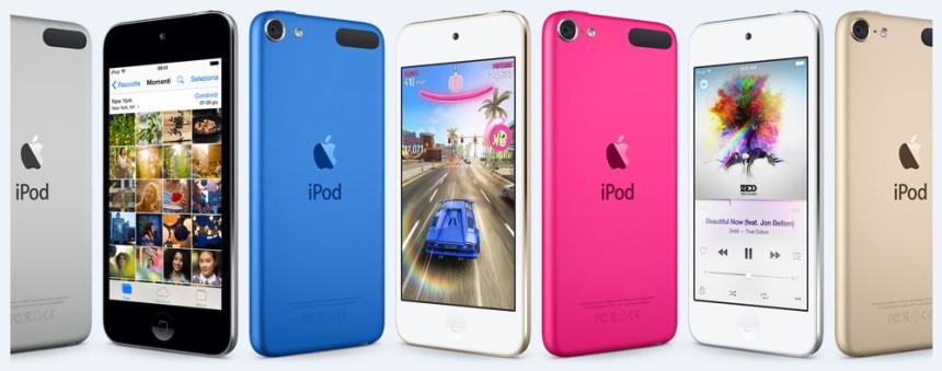 Immagine pubblicata in relazione al seguente contenuto: Apple rinnova le linee degli iPod touch (ora con SoC A8) e iPod | Nome immagine: news22870_Apple-iPod-touch_1.jpg