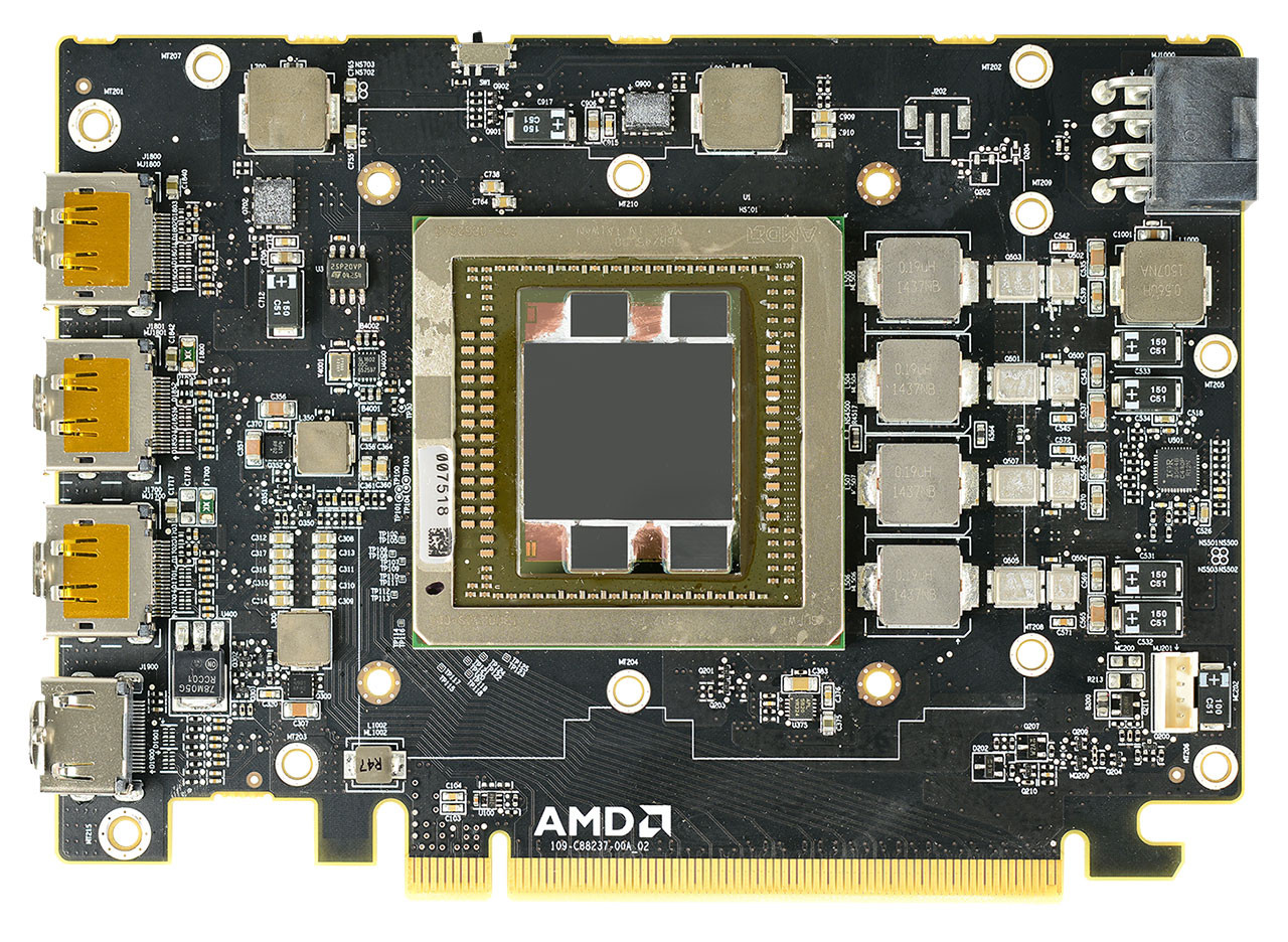 Media asset in full size related to 3dfxzone.it news item entitled as follows: AMD annuncia ufficialmente la card con GPU Fiji Radeon R9 Nano | Image Name: news23005_AMD-Radeon-R9-Nano_4.jpg