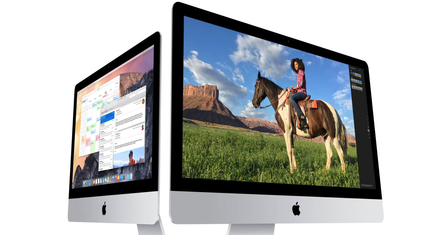 Immagine pubblicata in relazione al seguente contenuto: Apple prepara il lancio degli iMac da 21.5-inch con display 4K e CPU Skylake | Nome immagine: news23036_Apple-iMac-21.5-inch_1.png
