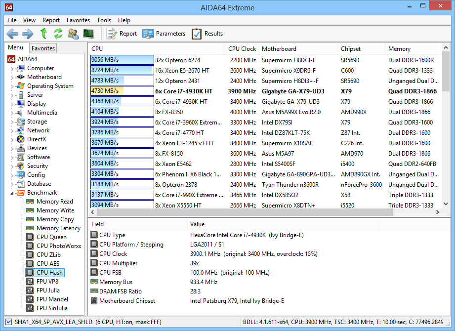 Immagine pubblicata in relazione al seguente contenuto: Hardware Monitoring & Benchmark: AIDA64 Extreme Edition 5.30.3556 beta | Nome immagine: news23089_AIDA64-Extreme-Edition-Screenshot_1.png