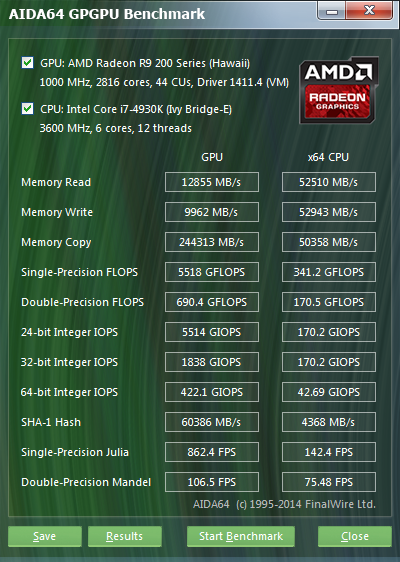 Immagine pubblicata in relazione al seguente contenuto: Hardware Monitoring & Benchmark: AIDA64 Extreme Edition 5.30.3556 beta | Nome immagine: news23089_AIDA64-Extreme-Edition-Screenshot_3.png