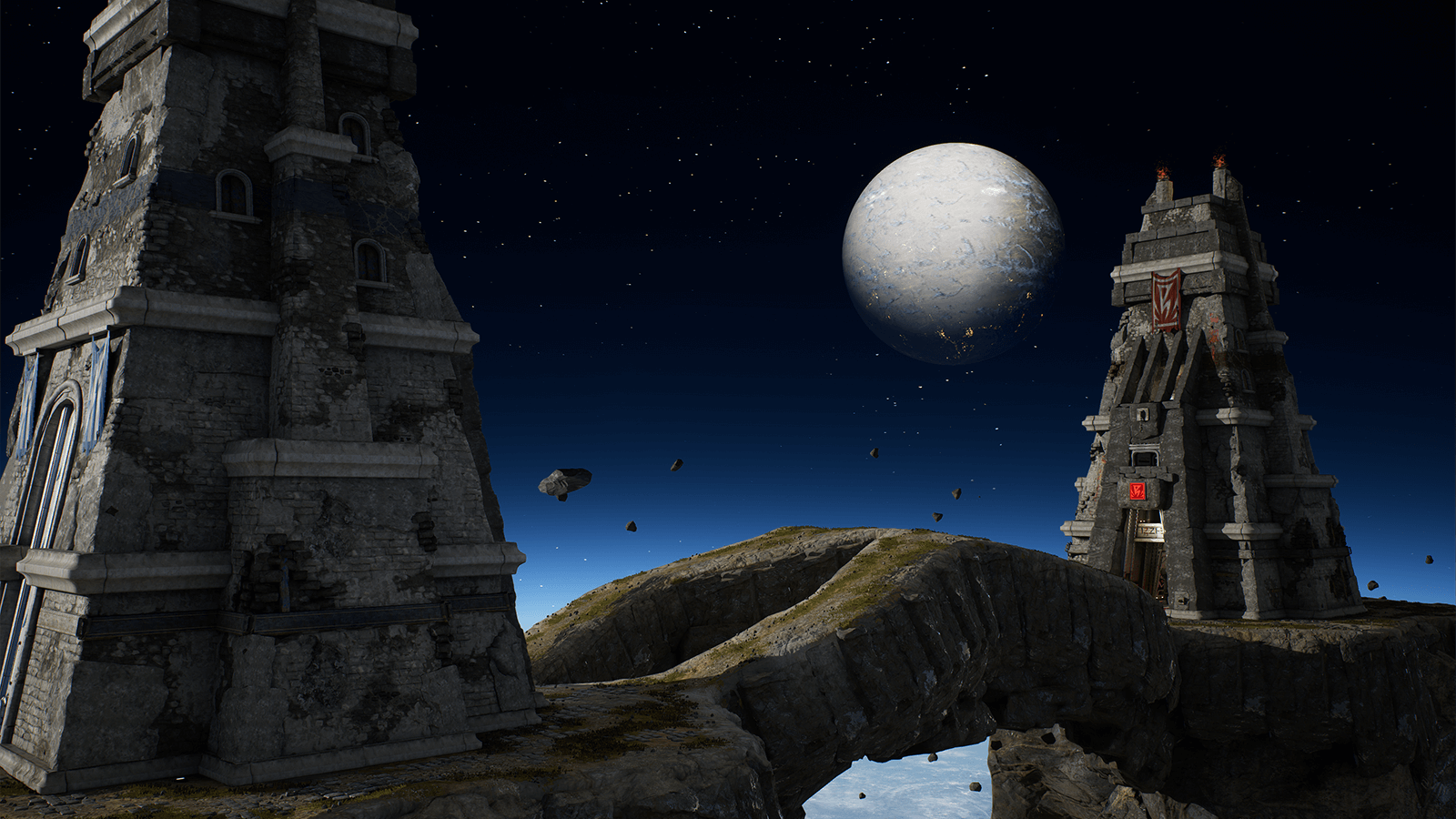 Immagine pubblicata in relazione al seguente contenuto: Epic ripropone la mappa Facing Worlds con il nuovo Unreal Tournament | Nome immagine: news23091_Unreal-Tournament-Face_1.png