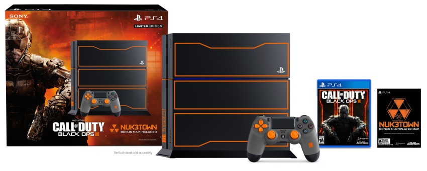 Media asset in full size related to 3dfxzone.it news item entitled as follows: Sony annuncia una PS4 in edizione limitata per Call of Duty: Black Ops III | Image Name: news23111_limited-edition-call-of-duty-black-ops-iii-ps4-bundle_1.jpeg