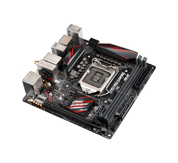 Immagine pubblicata in relazione al seguente contenuto: ASUS annuncia la motherboard gaming-oriented Z170I Pro Gaming | Nome immagine: news23117_ASUS-Z170I-Pro-Gaming_1.jpg