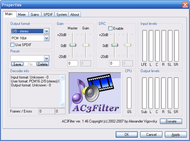 Immagine pubblicata in relazione al seguente contenuto: Windows Audio & Video Codecs: X Codec Pack 2.7.4 (ex XP Codec Pack) | Nome immagine: news23126_X-Codec-Pack-ac3-Screenshot_1.gif