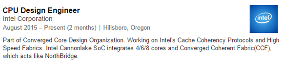 Immagine pubblicata in relazione al seguente contenuto: Un ingegnere Intel svela accidentalmente dettagli sulle CPU Cannonlake | Nome immagine: news23152_Intel-Cannonlake-accidentally-leaked_1.png