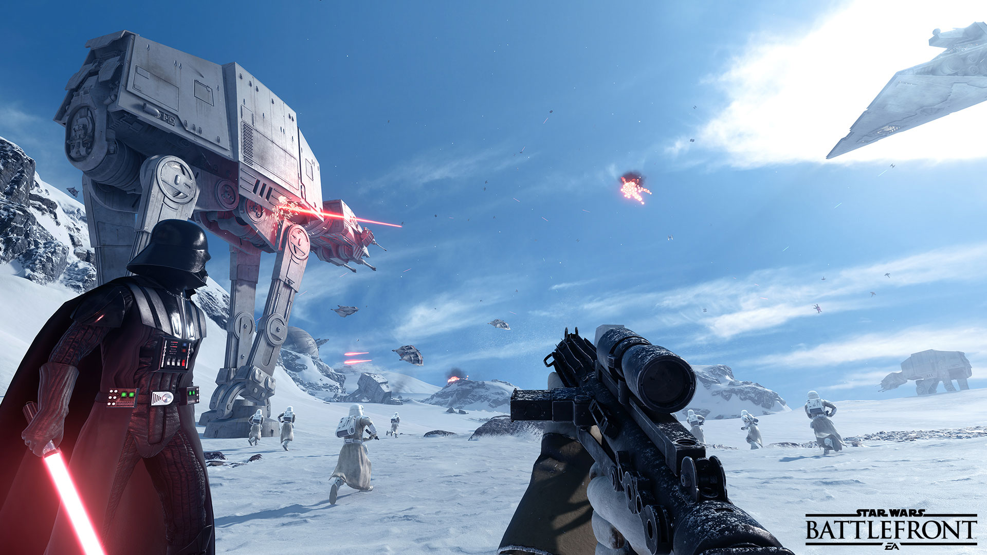 Immagine pubblicata in relazione al seguente contenuto: I requisiti minimi e consigliati per eseguire Star Wars Battlefront su PC | Nome immagine: news23180_Star-Wars-Battlefront-Screenshot_2.jpg