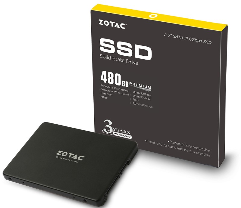 Media asset in full size related to 3dfxzone.it news item entitled as follows: Zotac annuncia la linea di drive a stato solido Premium Edition SSD | Image Name: news23211_Zotac-SSD-Premium-Edition_1.jpg