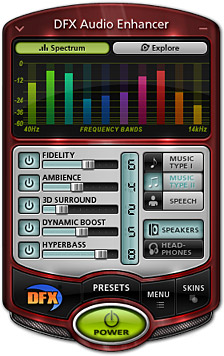 Media asset in full size related to 3dfxzone.it news item entitled as follows: Aumentare la qualit della riproduzione audio con DFX Audio Enhancer 12.010 | Image Name: news23267_dfx-audio-enhancer-Screenshot_1.jpg